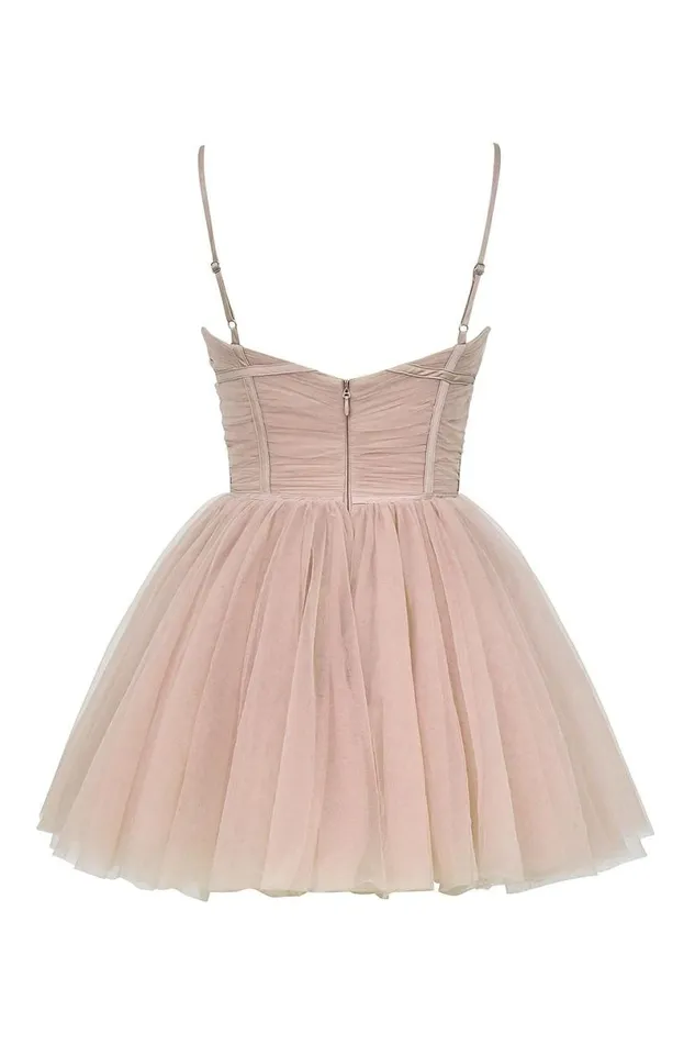 Women Princess French Rose Tulle Mini Dress House Of CB Dresses Women Princess French Rose Tulle Mini Dress House Of CB Dresses