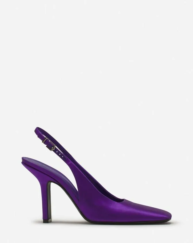 Women Pumps Lanvin Mesure Satin Pumps Anemone