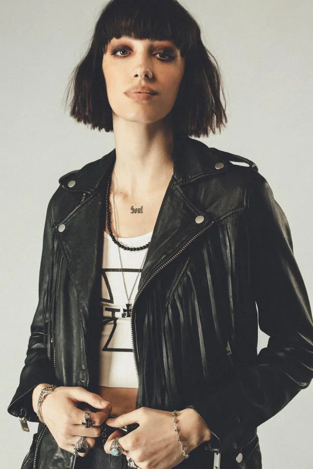 Women Rodeo Biker Jacket OTHER LEATHER JACKETS