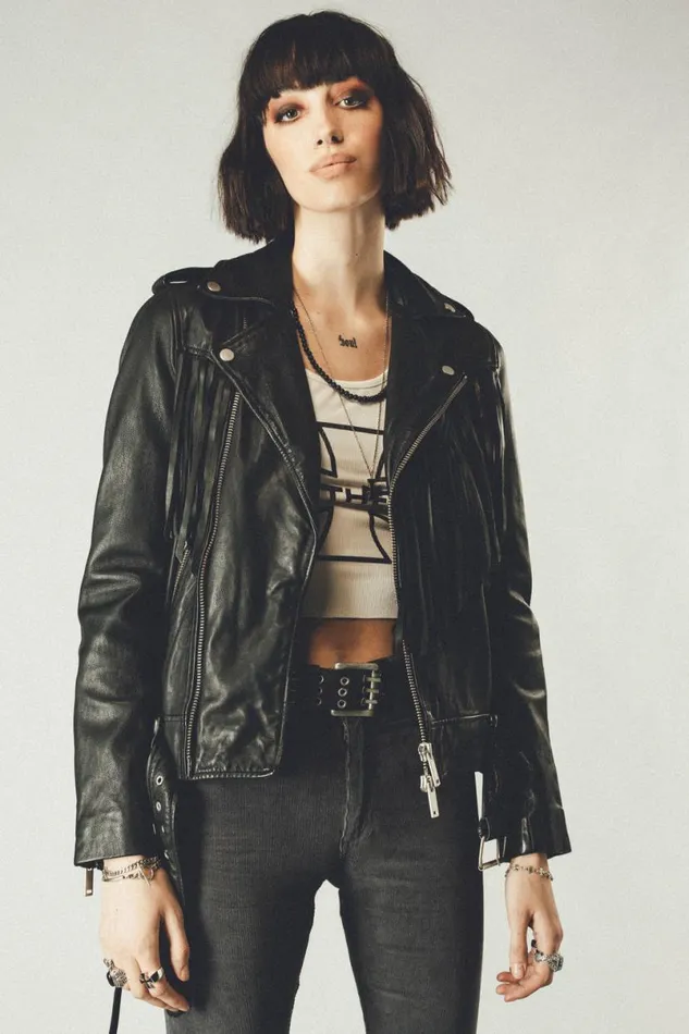 Women Rodeo Biker Jacket OTHER LEATHER JACKETS