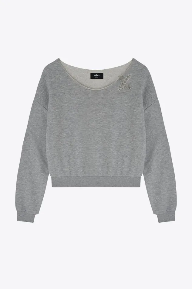 Women Safety Pin Sweatshirt OTHER HOODIES and SWEATS
