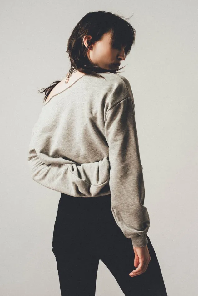 Women Safety Pin Sweatshirt OTHER HOODIES and SWEATS
