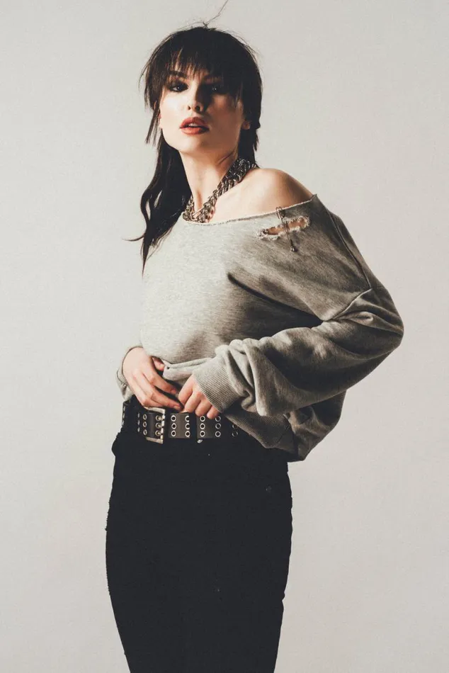 Women Safety Pin Sweatshirt OTHER HOODIES and SWEATS