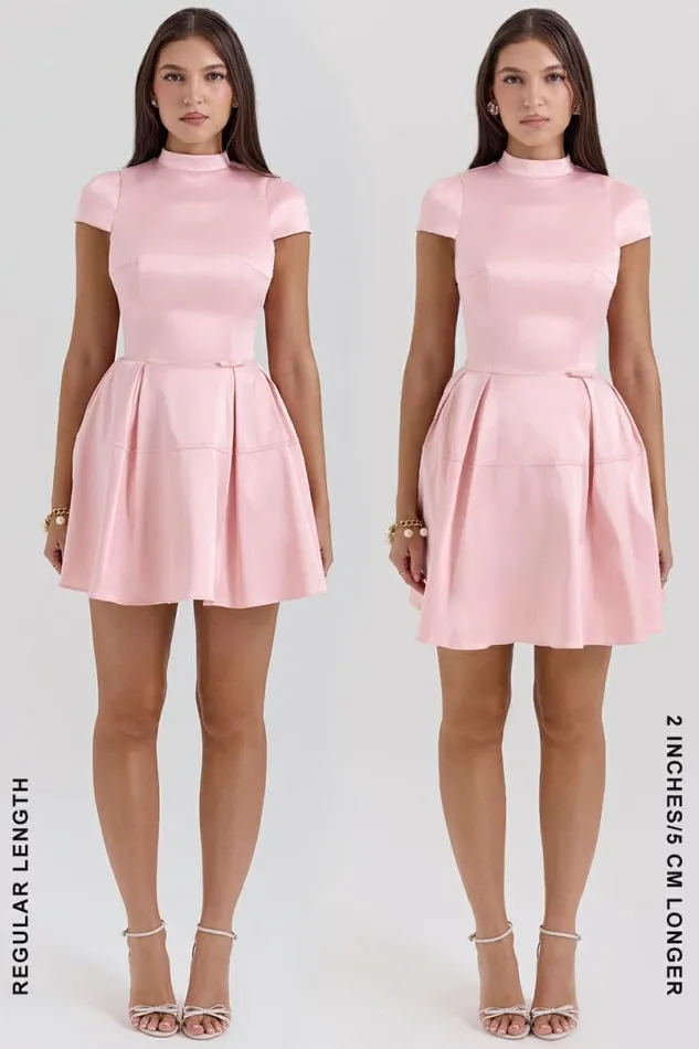 Women Saida Parisian Pink Backless Mini Dress House Of CB Dresses Women Saida Parisian Pink Backless Mini Dress House Of CB Dresses