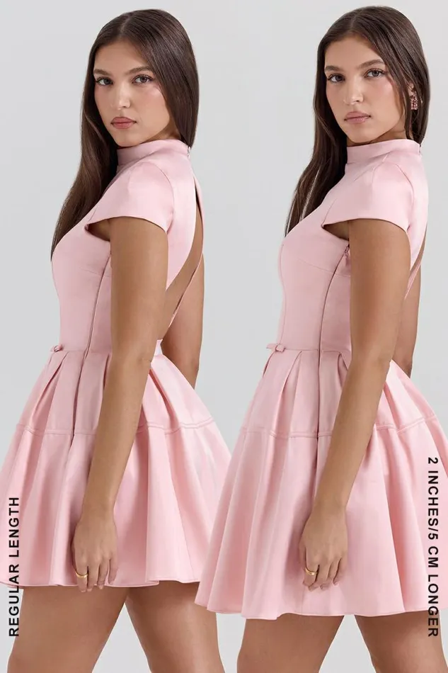 Women Saida Parisian Pink Backless Mini Dress House Of CB Dresses Women Saida Parisian Pink Backless Mini Dress House Of CB Dresses