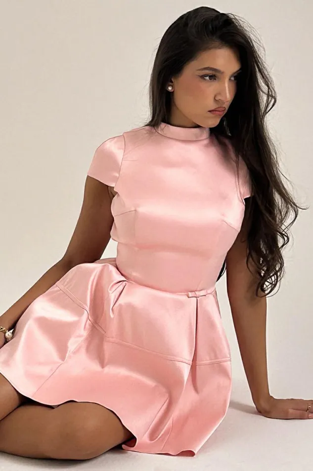 Women Saida Parisian Pink Backless Mini Dress House Of CB Dresses Women Saida Parisian Pink Backless Mini Dress House Of CB Dresses
