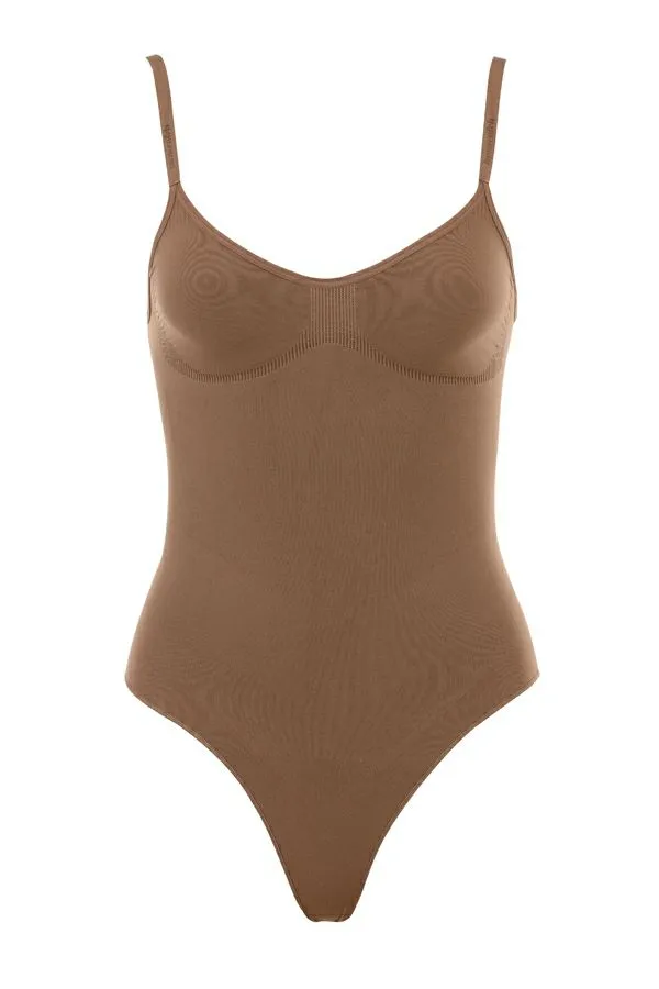 Women SCULPTING FULL BRIEF BODYSUIT MOCHA House Of CB Shapewear