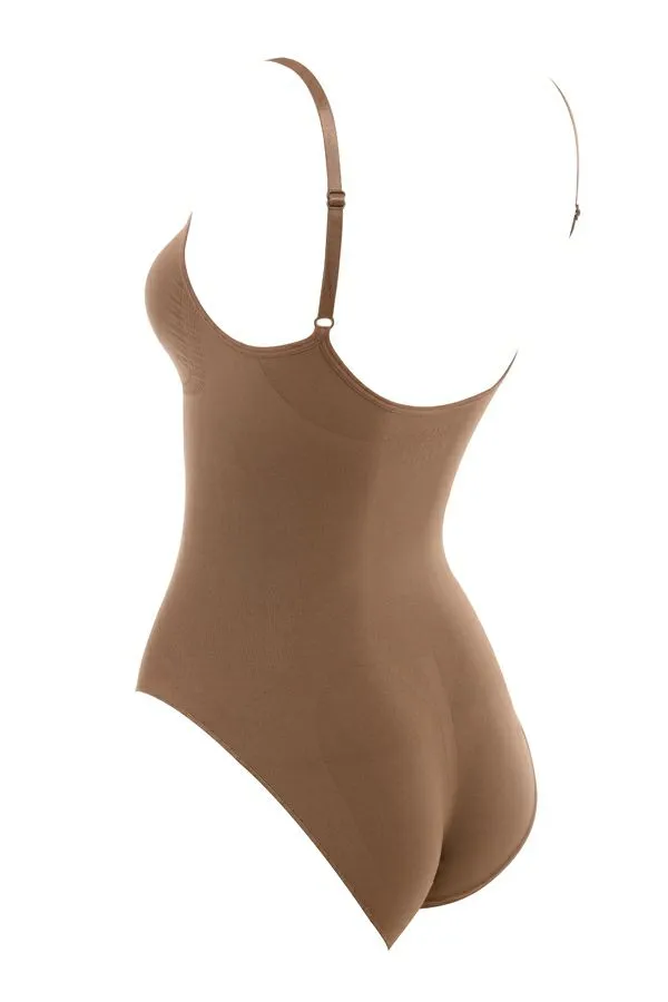 Women SCULPTING FULL BRIEF BODYSUIT MOCHA House Of CB Shapewear