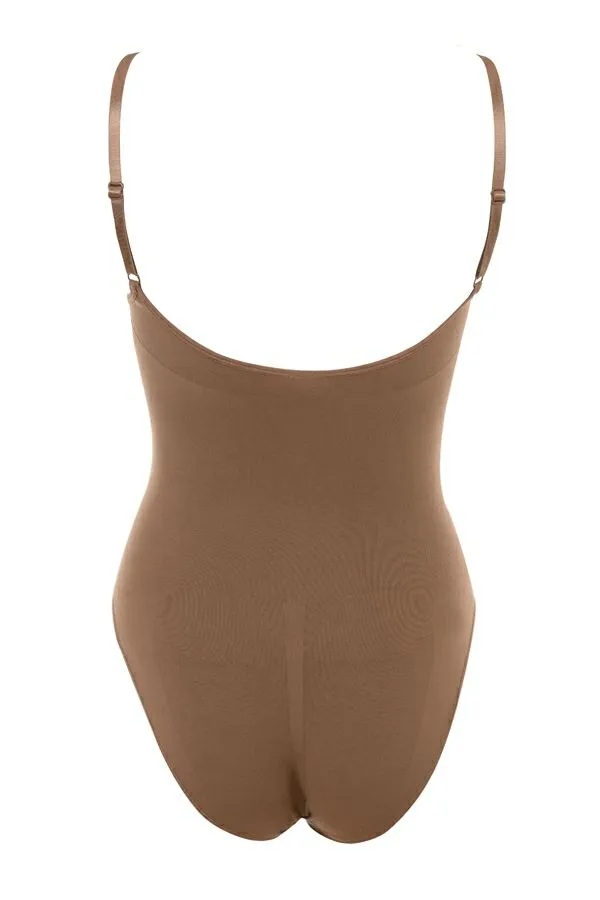 Women SCULPTING FULL BRIEF BODYSUIT MOCHA House Of CB Shapewear