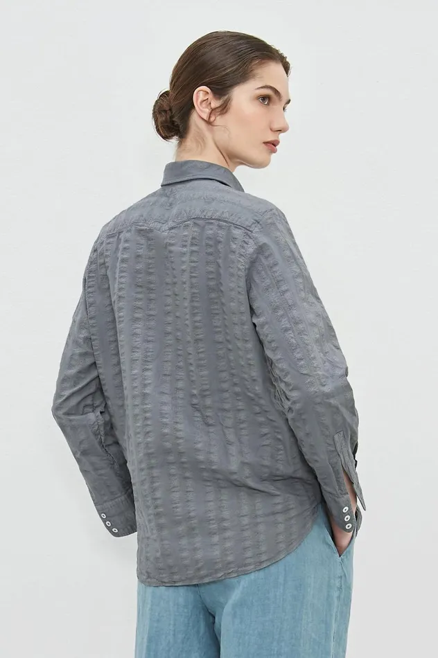 Women SELMA 8211 Cotton Shirt 8211 Ferro Massimo Alba Shirts