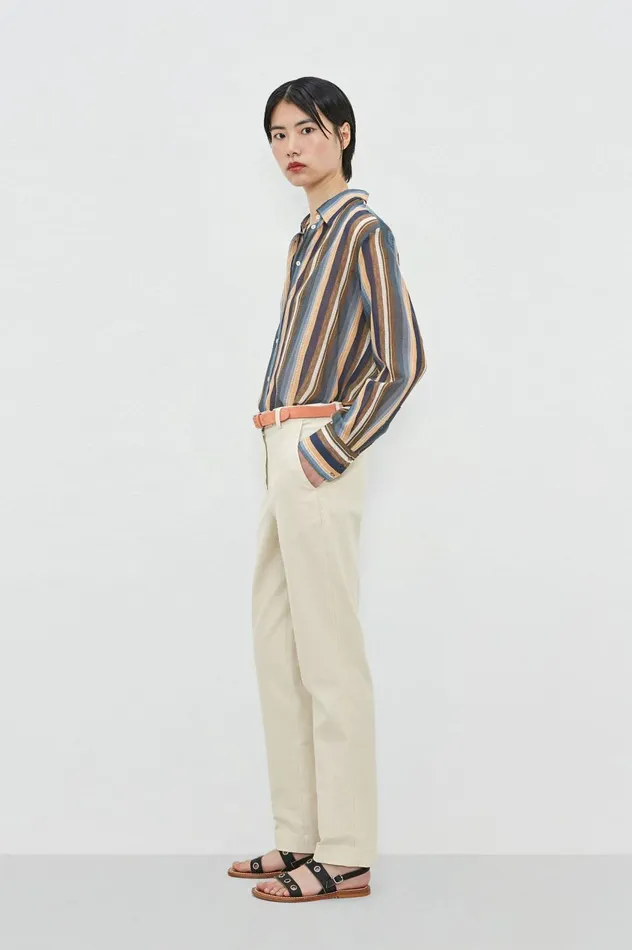 Women SELMA 8211 Cotton Silk Shirt 8211 Oltremare Massimo Alba Shirts