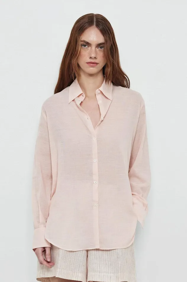 Women SELMA 8211 Cotton Viscose Shirt 8211 Petalo Massimo Alba Shirts