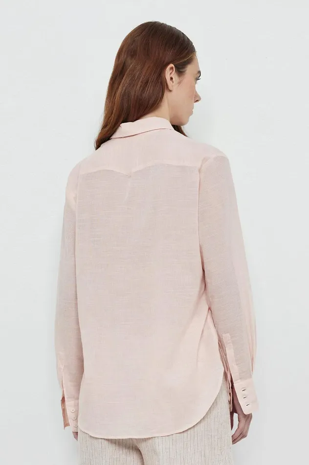 Women SELMA 8211 Cotton Viscose Shirt 8211 Petalo Massimo Alba Shirts