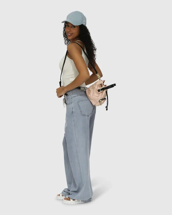 Women Set On You Wide Leg Pant 8211 Stonewash Pants and Skirts Belle and Bloom
