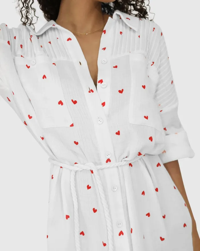 Women Seven Wonders Maxi Shirt Dress 8211 Cupid Dresses Belle and Bloom