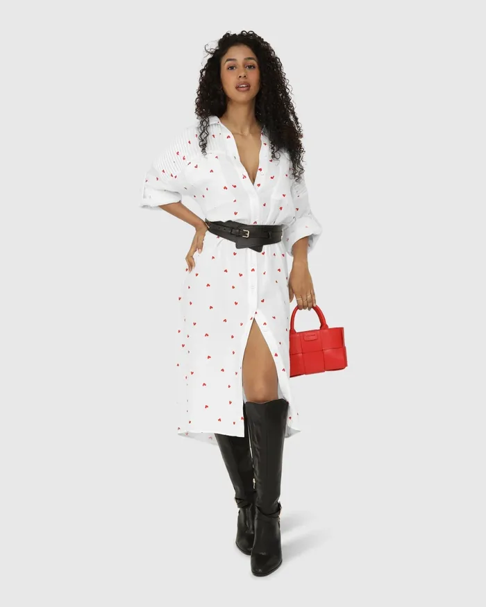 Women Seven Wonders Maxi Shirt Dress 8211 Cupid Dresses Belle and Bloom