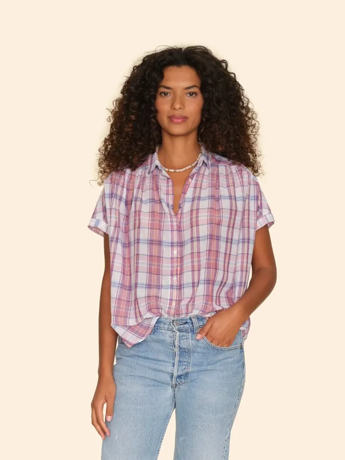 Women Shirts XRENA Quartz Cloud Paxton Shirt