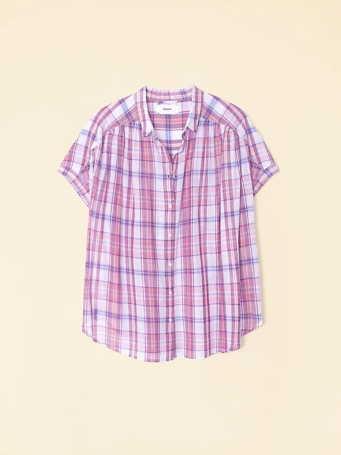 Women Shirts XRENA Quartz Cloud Paxton Shirt Women Shirts XRENA Quartz Cloud Paxton Shirt