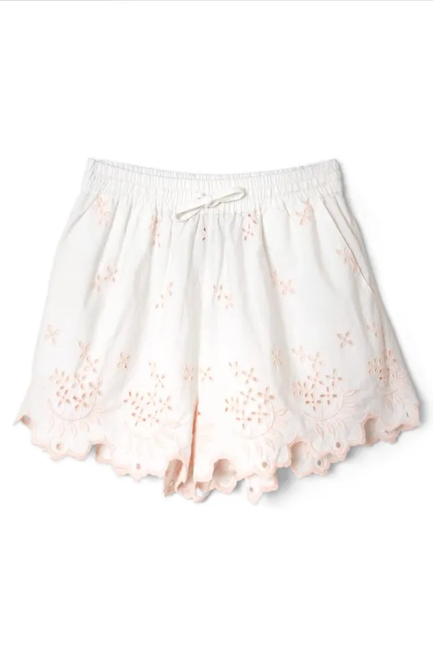 Women Shorts Damson Madder Lana Shorts 8211 Broderie