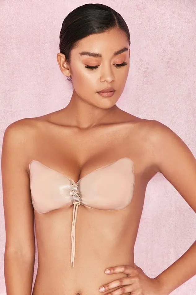 Women SILICON PUSH UP INVISIBLE BRA 8211 BEIGE House Of CB Shapewear