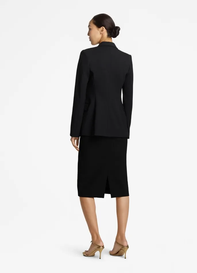Women Skirts St John Stretch Crepe Suiting Skirt Black Women Skirts St John Stretch Crepe Suiting Skirt Black