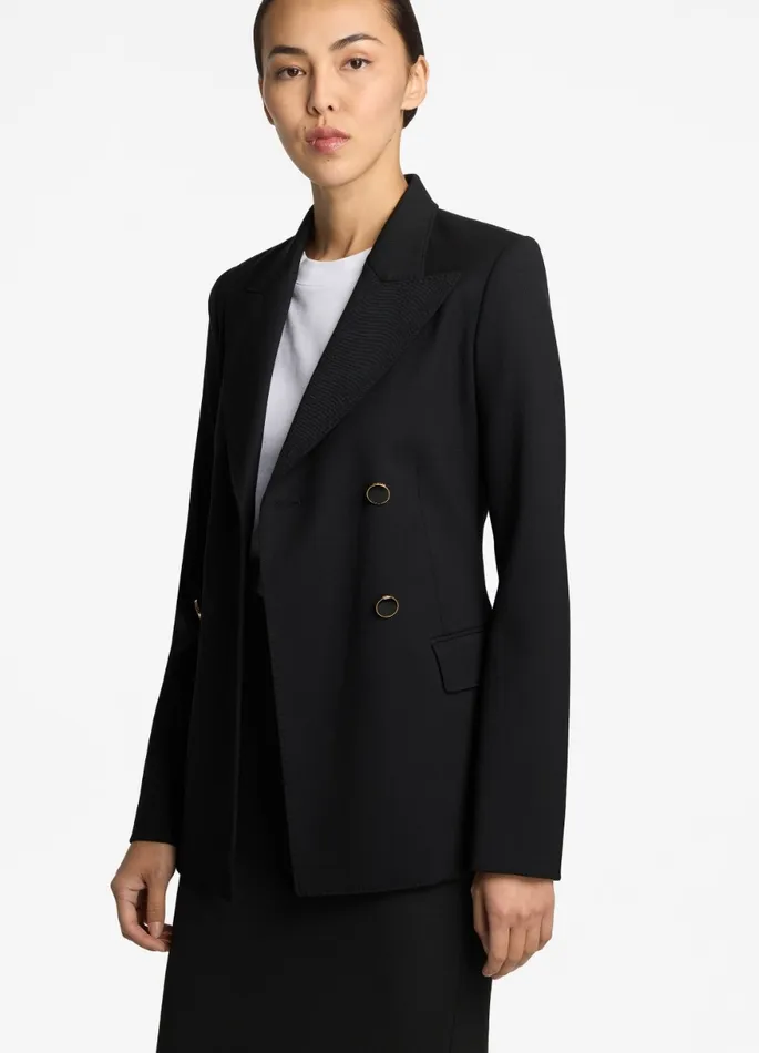 Women Skirts St John Stretch Crepe Suiting Skirt Black Women Skirts St John Stretch Crepe Suiting Skirt Black