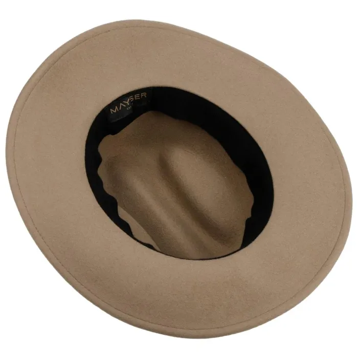 Women Soft Wool Western Hat Brown Mayser Felt Hats Women Soft Wool Western Hat Brown Mayser Felt Hats