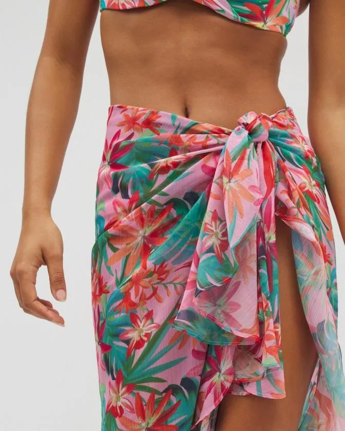 Women Soma Coverups and Accessories Bleu Rod Beattie Everything Under The Sun Ruffle Pareo Multi