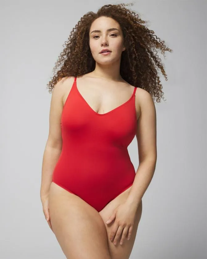 Women Soma One Piece Suits Swim Deep Plunge OnePiece Sunset