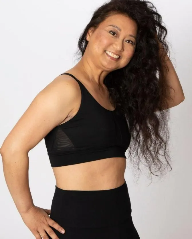 Women Soma Post Surgical Bras AnaOno Wireless Pocketed Comfort Bra Black