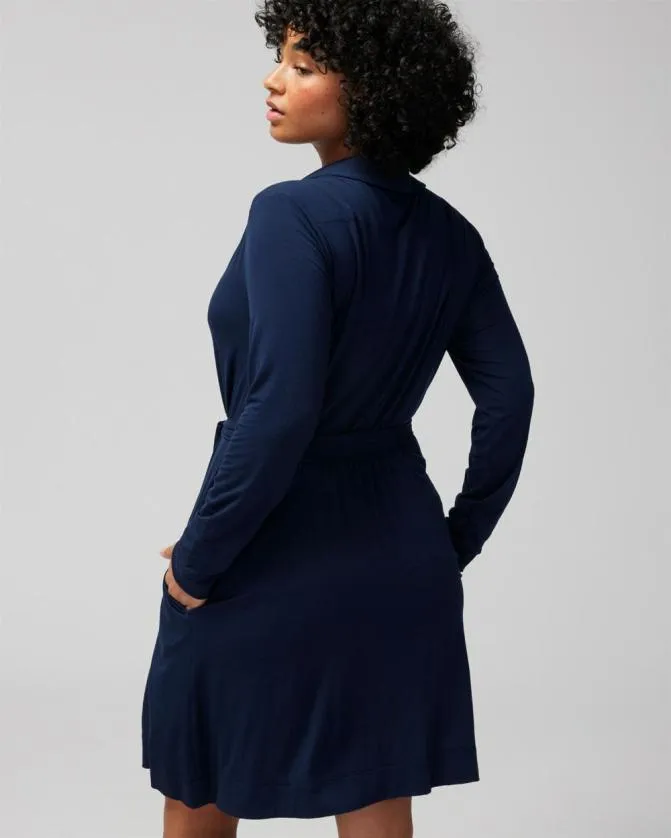 Women Soma Robes Cool Nights Short Robe Nightfall Navy