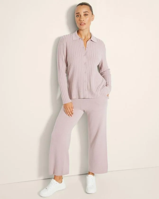 Women Soma Sweaters and Cardigans ButtonUp Sweater Cloud Gray
