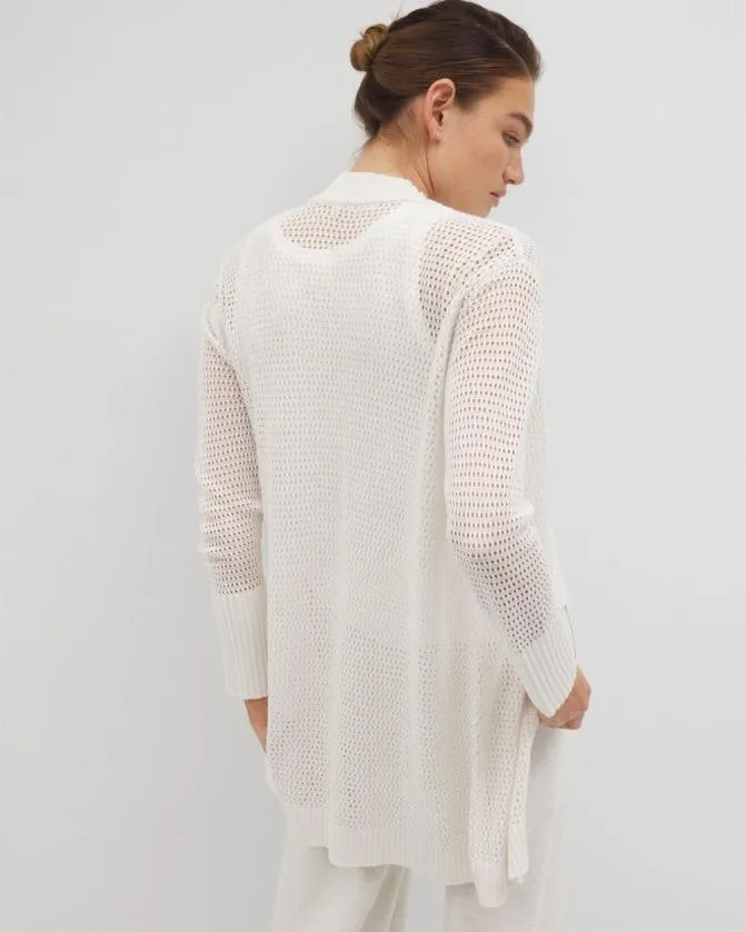 Women Soma Sweaters and Cardigans Open Stitch Cardigan Salt Mist