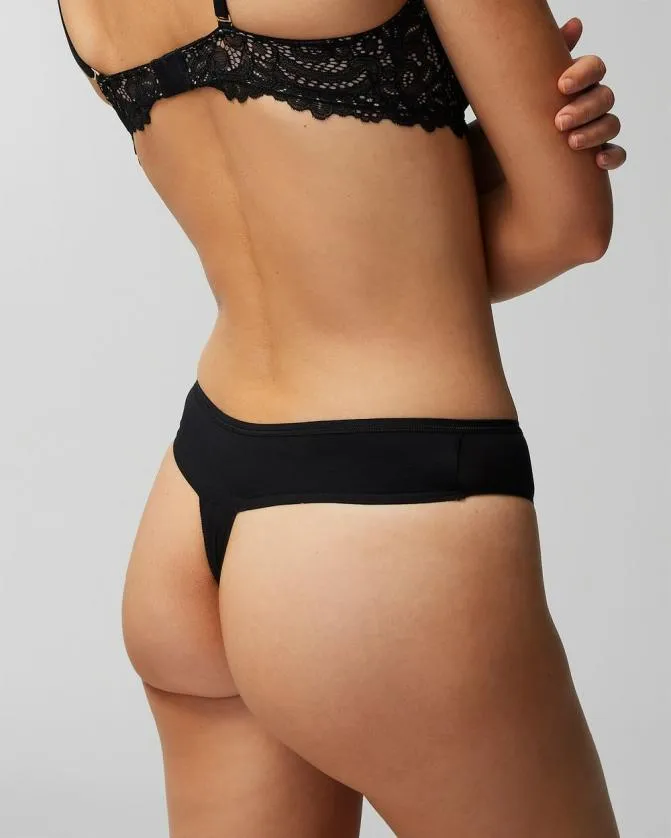 Women Soma Thongs Vanishing Edge Thong Panty Velvet Plum