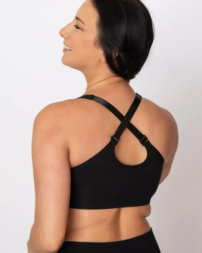 Women Soma Wireless Bras AnaOno FrontClosure PostSurgery Bra Black