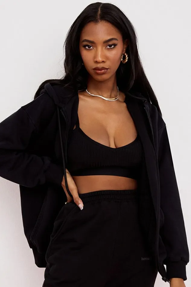 Women Storm Ink Zip Through Hoodie House Of CB Tops