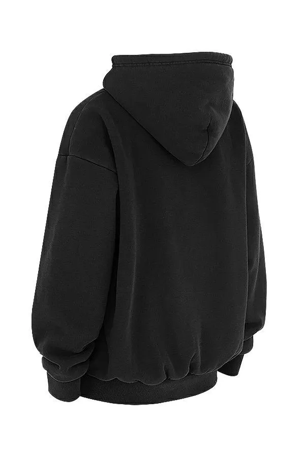 Women Storm Ink Zip Through Hoodie House Of CB Tops Women Storm Ink Zip Through Hoodie House Of CB Tops