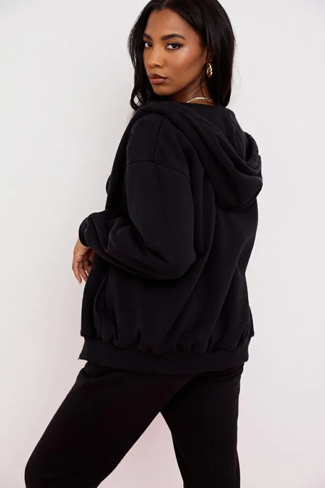 Women Storm Ink Zip Through Hoodie House Of CB Tops Women Storm Ink Zip Through Hoodie House Of CB Tops