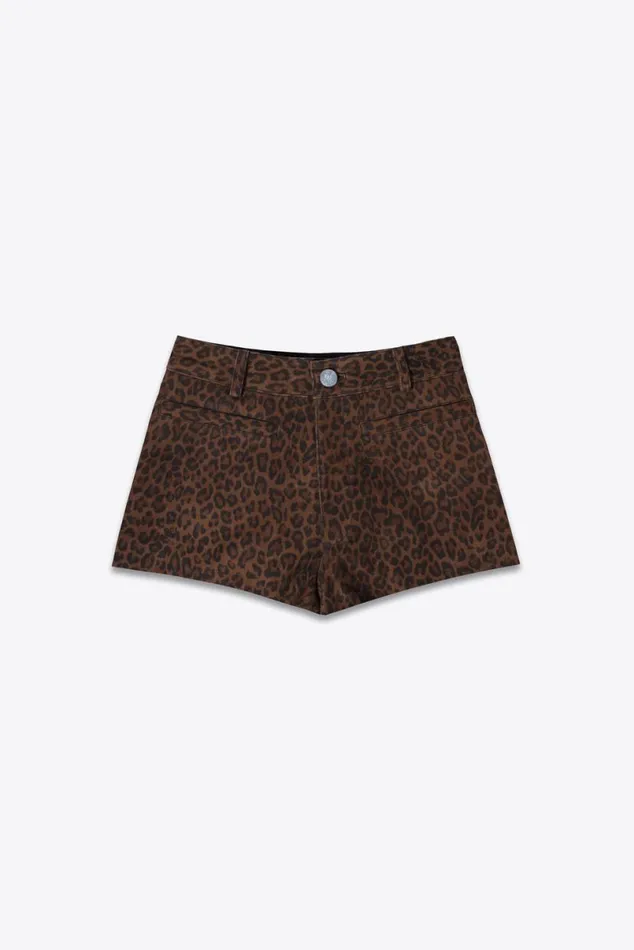 Women Suede Short Shorts OTHER TROUSERS and SHORTS