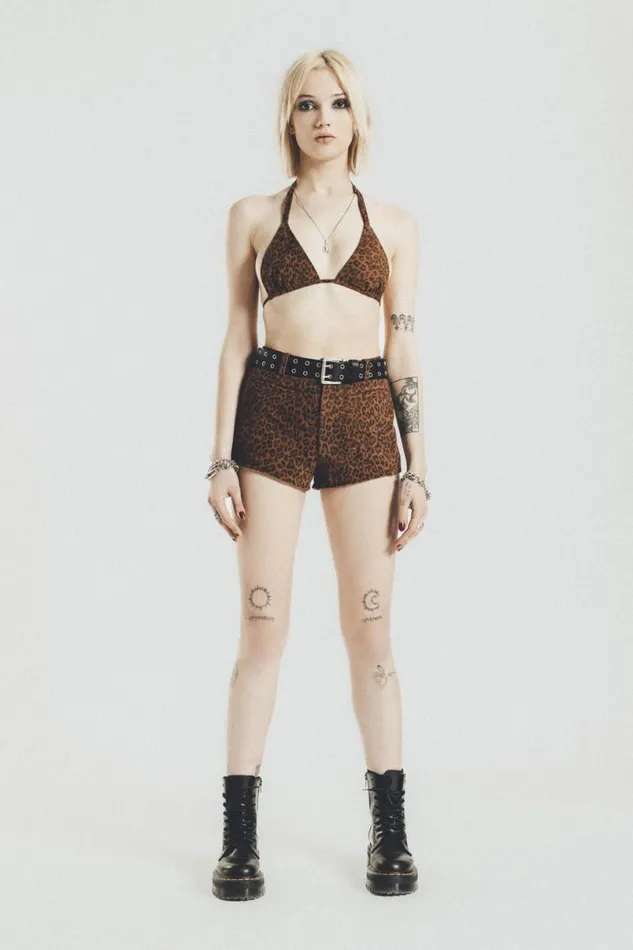 Women Suede Short Shorts OTHER TROUSERS and SHORTS