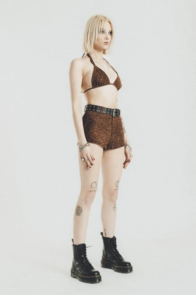 Women Suede Short Shorts OTHER TROUSERS and SHORTS
