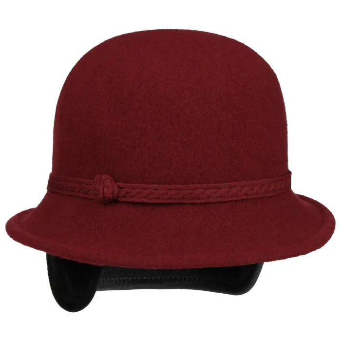 Women Susanne Walkhut With Ear Flaps Burgundy Mayser Felt Hats Women Susanne Walkhut With Ear Flaps Burgundy Mayser Felt Hats