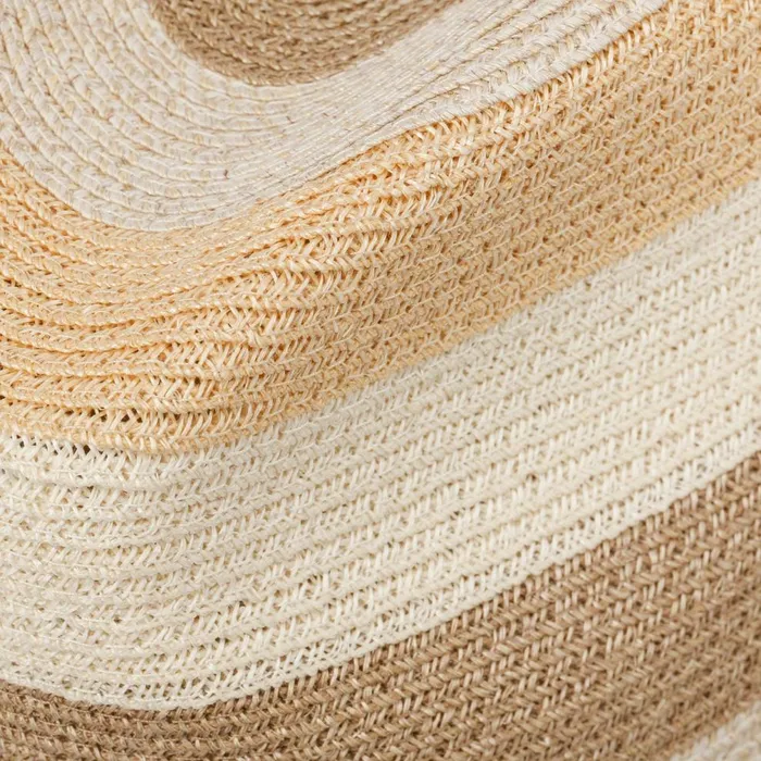 Women Svenja Stripes Trilby Hat Beige Mayser Trilby Hats Women Svenja Stripes Trilby Hat Beige Mayser Trilby Hats