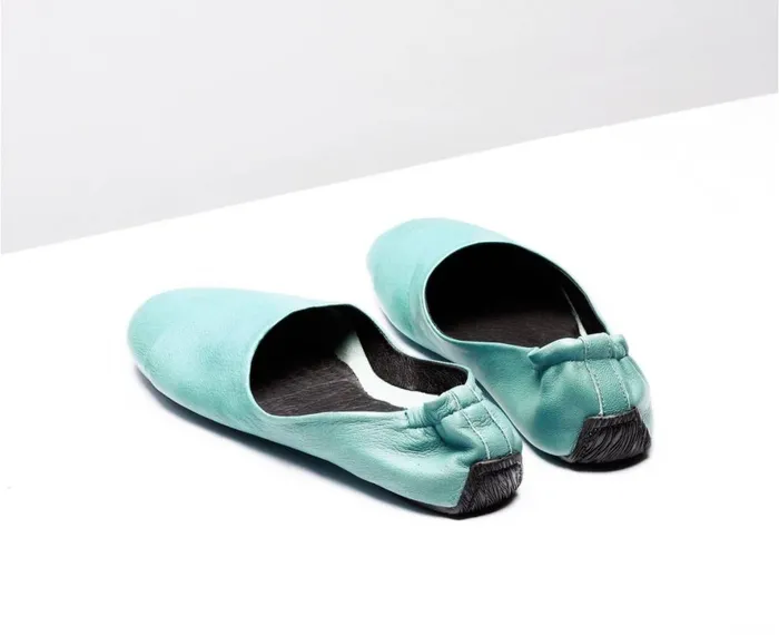 Women Swaps Audley Shoes Leather Swap Mint Green