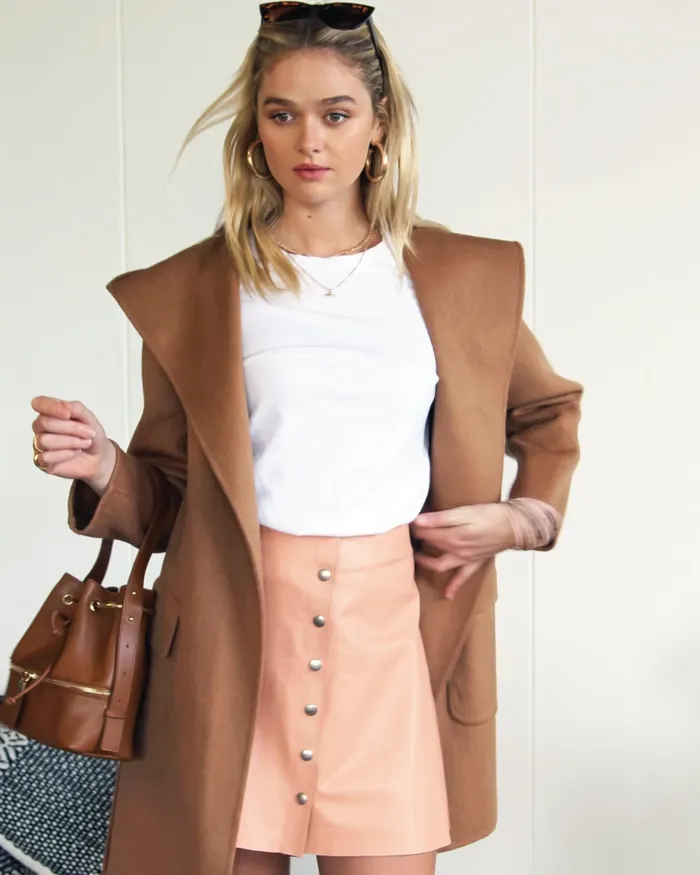 Women Sweet Escape Robe Coat 8211 Camel Coats Belle and Bloom