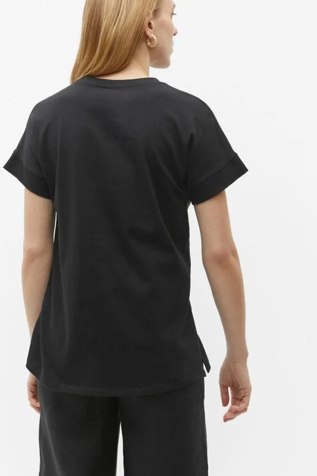 Women TShirts and Tops Seed Heritage Core Longline Tee Black