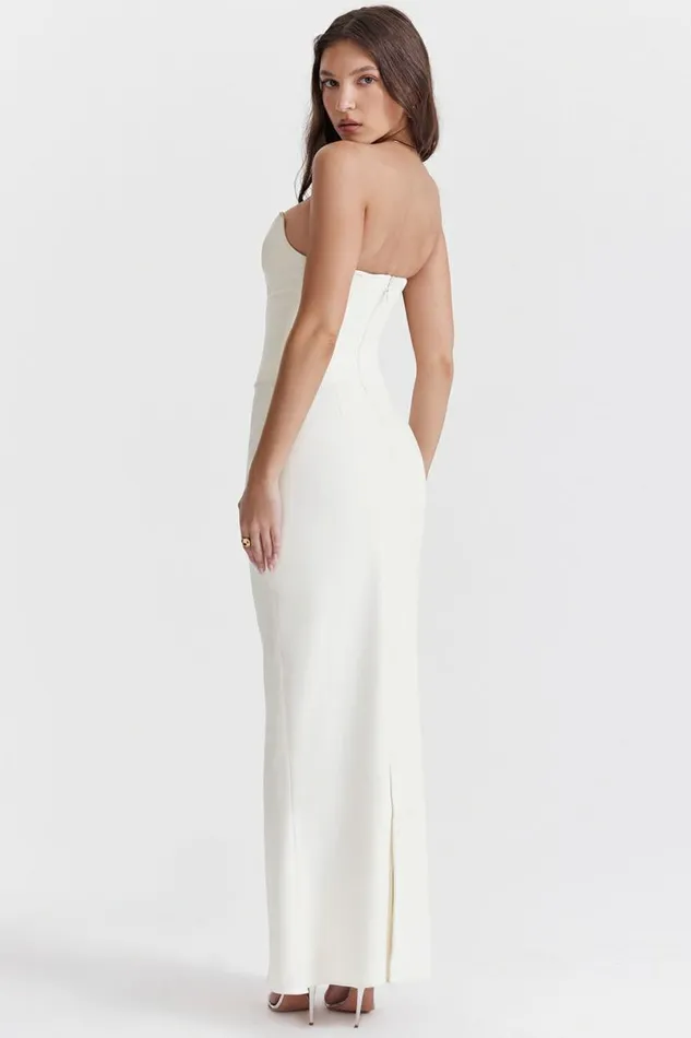Women Tamara Ivory Strapless Corset Dress House Of CB Dresses