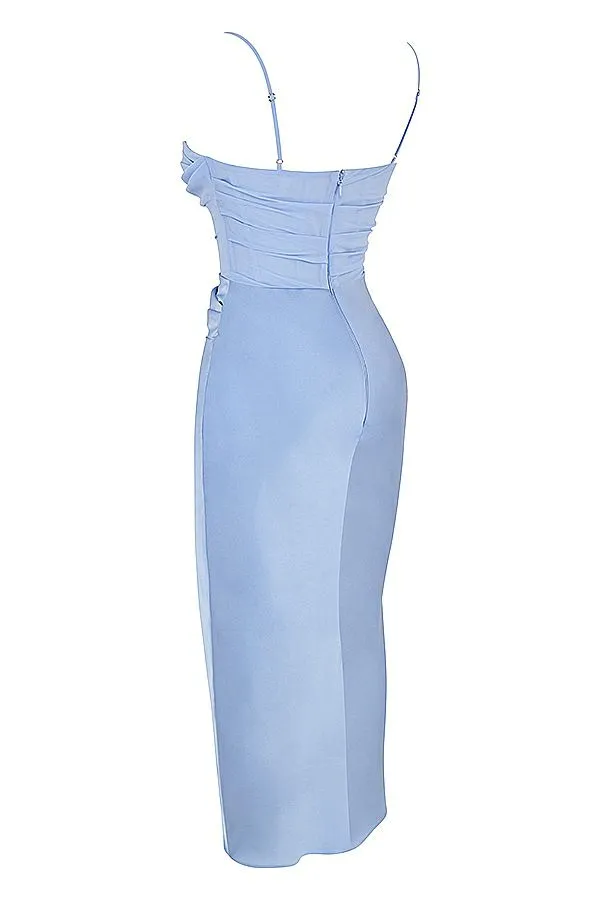 Women Teia Sky Draped Corset Midi Dress House Of CB Dresses Women Teia Sky Draped Corset Midi Dress House Of CB Dresses