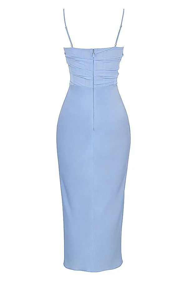 Women Teia Sky Draped Corset Midi Dress House Of CB Dresses Women Teia Sky Draped Corset Midi Dress House Of CB Dresses