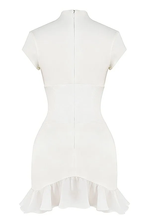 Women Tianna Ivory Ruffle Corset Dress House Of CB Dresses Women Tianna Ivory Ruffle Corset Dress House Of CB Dresses